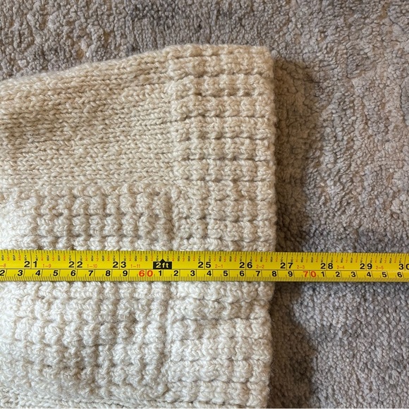 Gaeltarra Zip Up Cardigan Sweater w/ Belt - 100% Pure New Wool -See Measurements - Picture 8 of 12